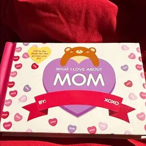 XOXO Pink and Purple 'What I Love About Mom' Journal